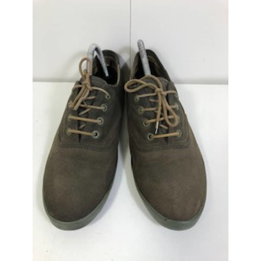 Fred Perry Canvas Round Toe Low Top Lace-Up Sneaker Shoes Brown Mens US 9